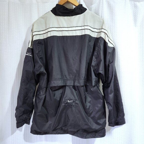 Kewl Windbreaker Jacket Mens Large Black Authentic Sports Apparel - Picture 2 of 12